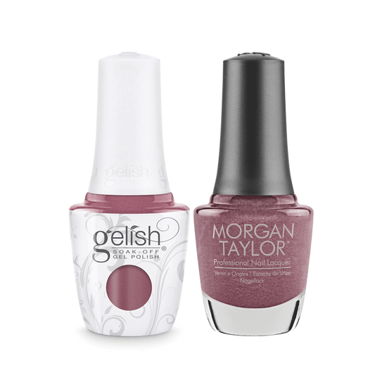 Gelish Gel Polish & Morgan Taylor Nail Lacquer, 1110318, African Safari 2018 Collection, No Sudden Mauves, 0.5oz