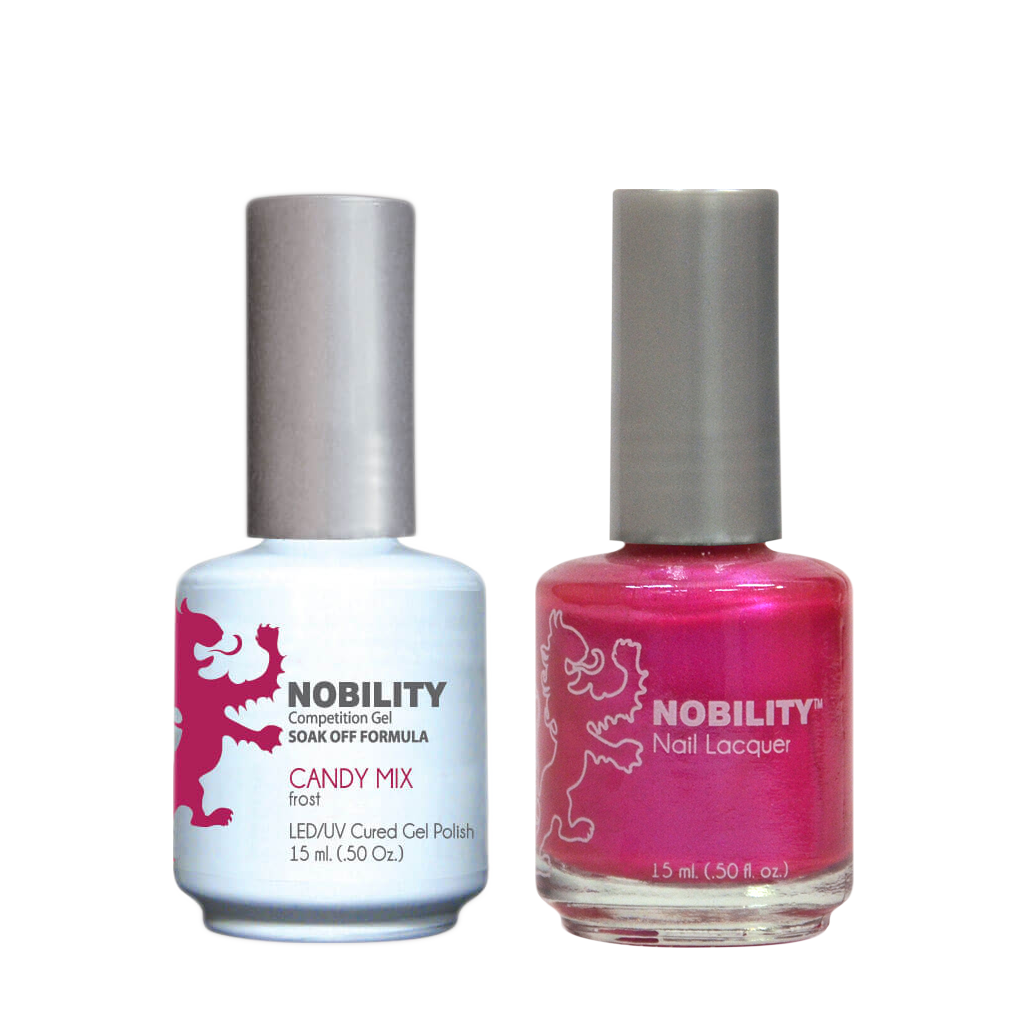 LeChat Nobility Gel & Polish Duo, NBCS004, Candy Mix, 0.5oz KK