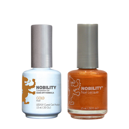 LeChat Nobility Gel & Polish Duo, NBCS005, Gold, 0.5oz KK0917