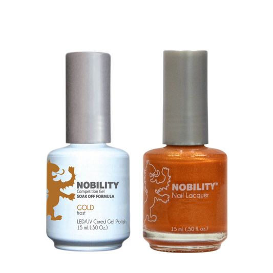 LeChat Nobility Gel & Polish Duo, NBCS005, Gold, 0.5oz KK0917