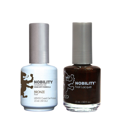 LeChat Nobility Gel & Polish Duo, NBCS007, Bronze, 0.5oz KK0906