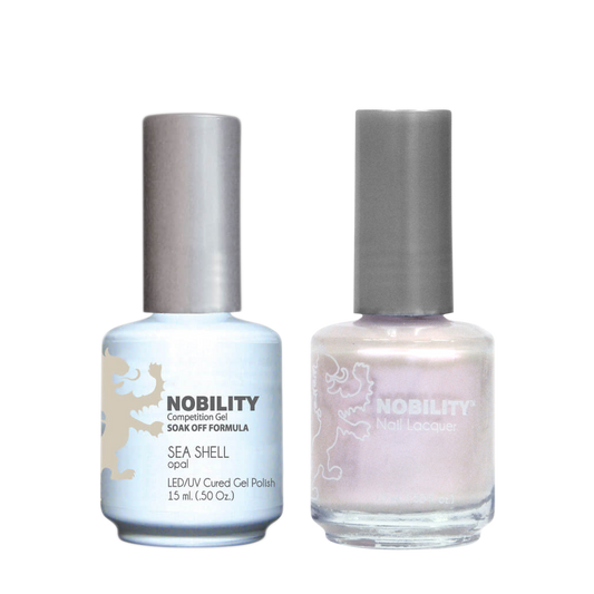 LeChat Nobility Gel & Polish Duo, NBCS011, Sea Shell, 0.5oz KK0917