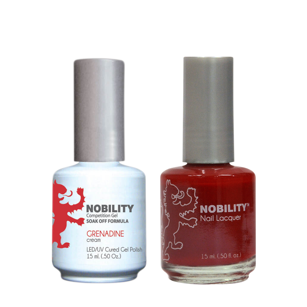 LeChat Nobility Gel & Polish Duo, NBCS016, Grenadine, 0.5oz KK