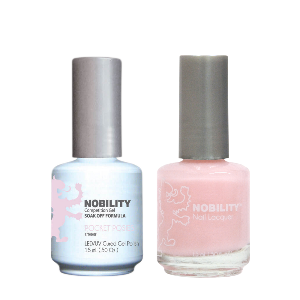 LeChat Nobility Gel & Polish Duo, NBCS018, Pocket Posies, 0.5oz KK