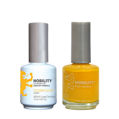 LeChat Nobility Gel & Polish Duo, NBCS019, Golden Glory, 0.5oz KK0906