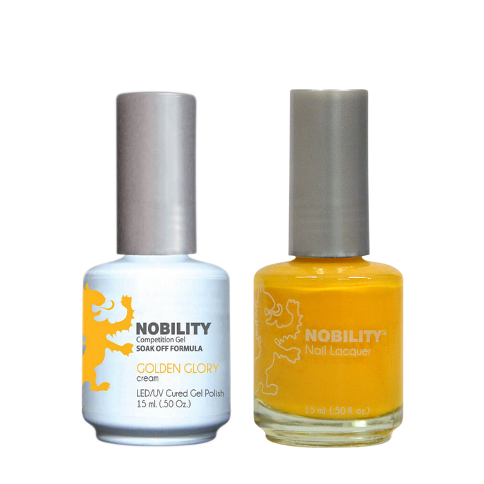 LeChat Nobility Gel & Polish Duo, NBCS019, Golden Glory, 0.5oz KK0906