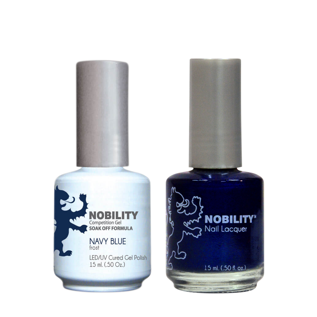 LeChat Nobility Gel & Polish Duo, NBCS020, Navy Blue, 0.5oz KK