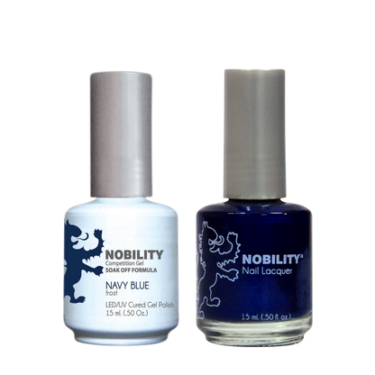 LeChat Nobility Gel & Polish Duo, NBCS020, Navy Blue, 0.5oz KK