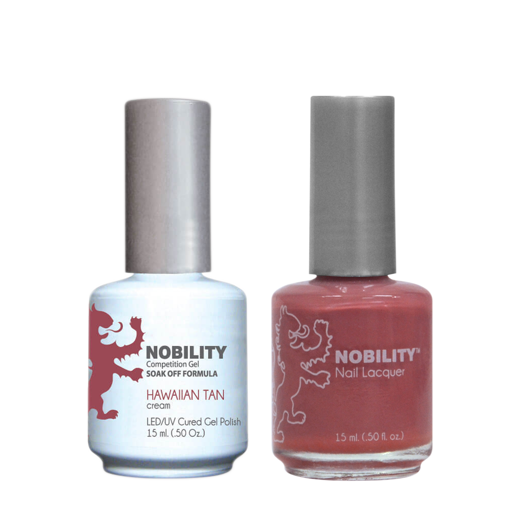 LeChat Nobility Gel & Polish Duo, NBCS022, Hawaiian Tan, 0.5oz KK