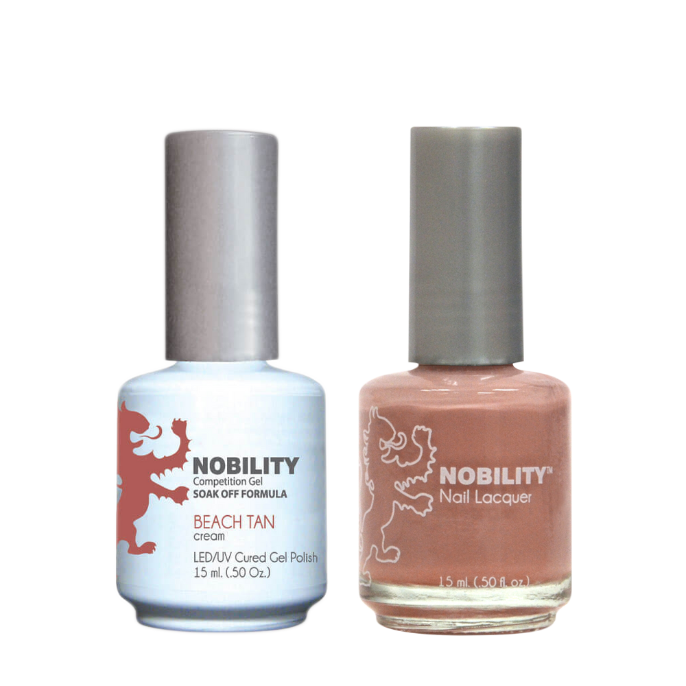 LeChat Nobility Gel & Polish Duo, NBCS029, Beach Tan, 0.5oz KK