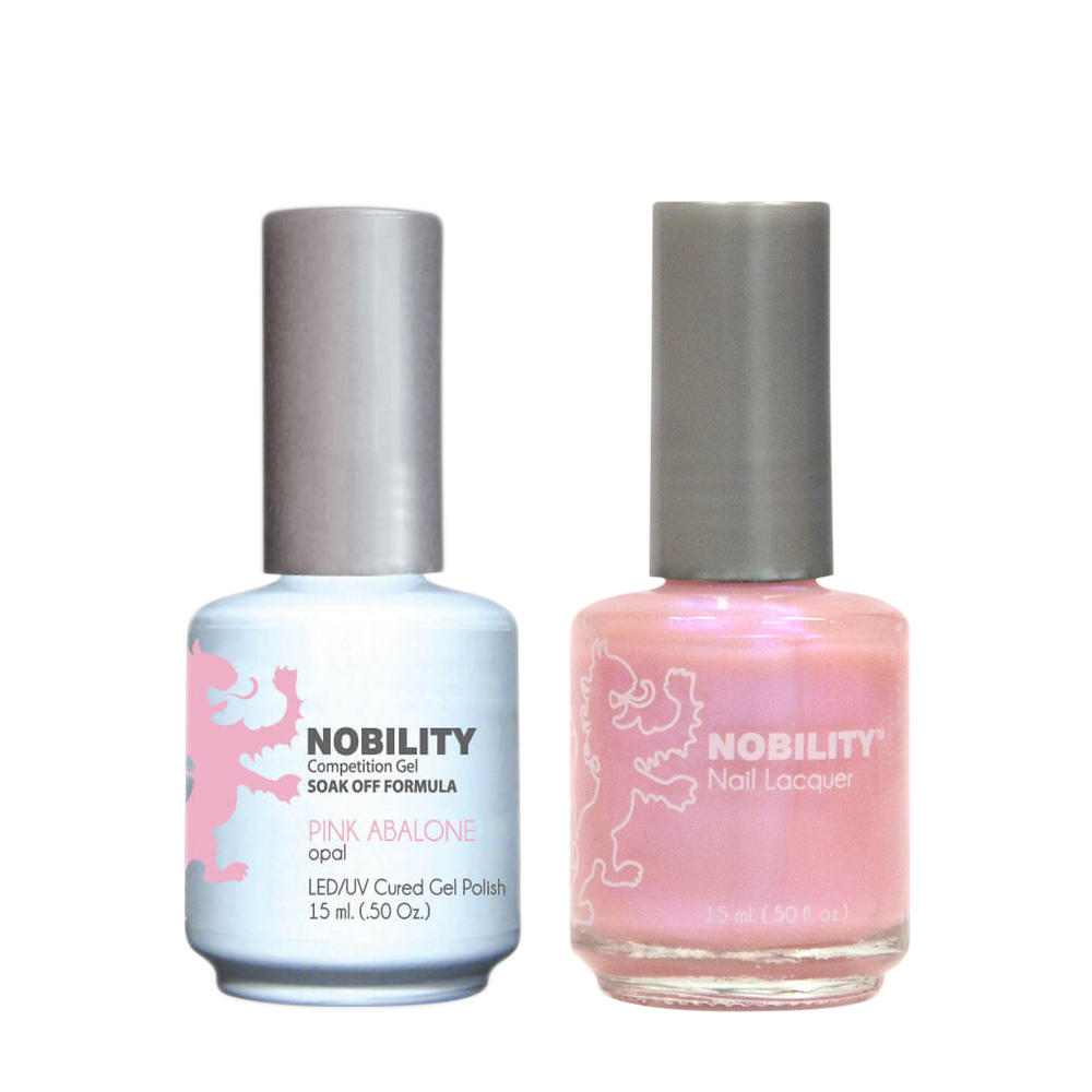 LeChat Nobility Gel & Polish Duo, NBCS030, Pink Abalone, 0.5oz KK0906
