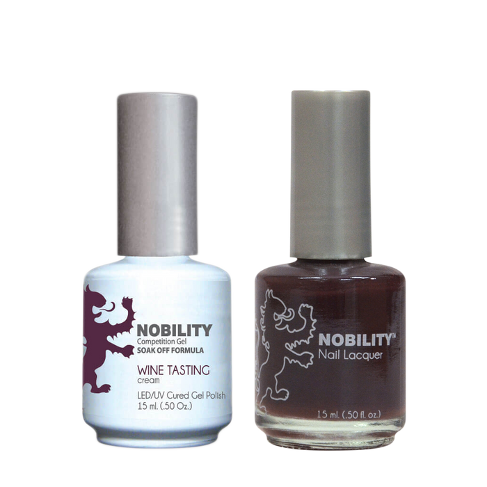 LeChat Nobility Gel & Polish Duo, NBCS034, Wine Tasting, 0.5oz KK