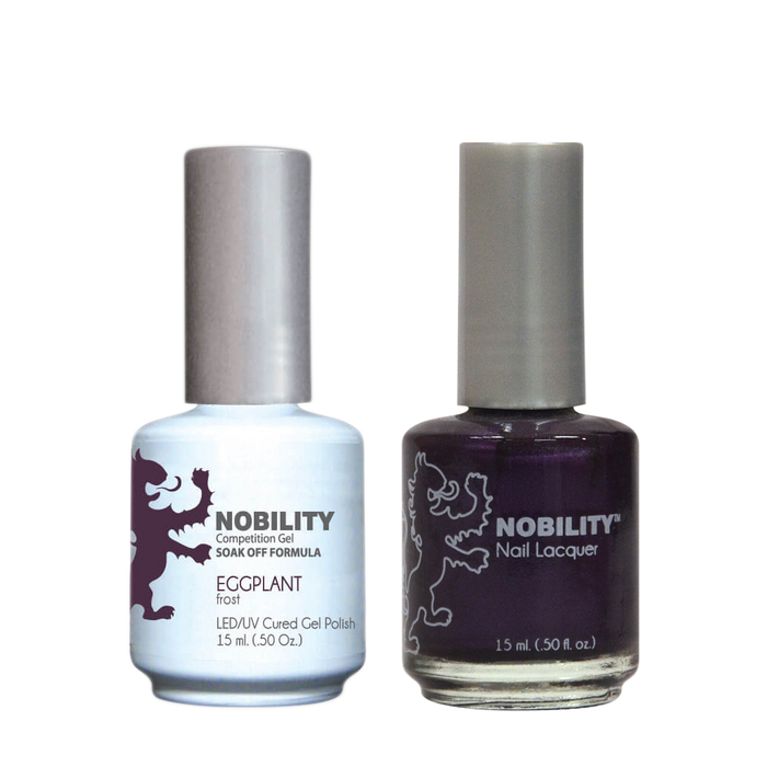 LeChat Nobility Gel & Polish Duo, NBCS038, Eggplant, 0.5oz KK