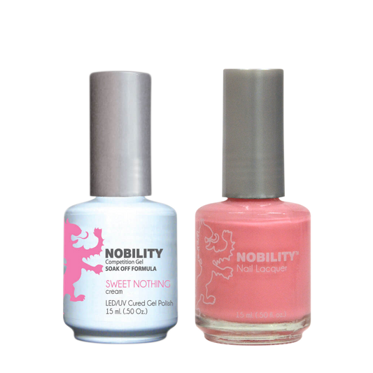 LeChat Nobility Gel & Polish Duo, NBCS043, Sweet Nothing, 0.5oz KK0917