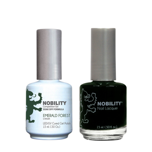 LeChat Nobility Gel & Polish Duo, NBCS047, Emerald Forest, 0.5oz KK