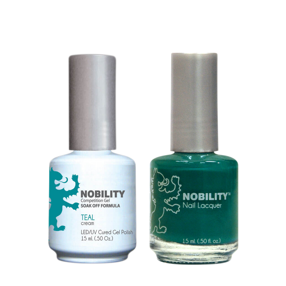 LeChat Nobility Gel & Polish Duo, NBCS052, Teal, 0.5oz KK0906