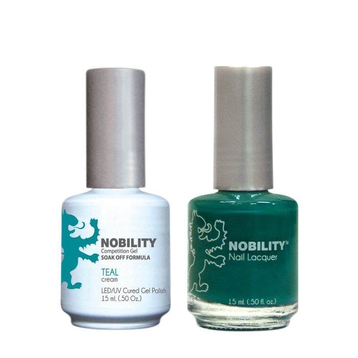 LeChat Nobility Gel & Polish Duo, NBCS052, Teal, 0.5oz KK0906