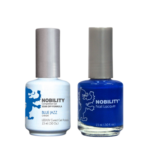 LeChat Nobility Gel & Polish Duo, NBCS058, Blue Jazz, 0.5oz KK0917