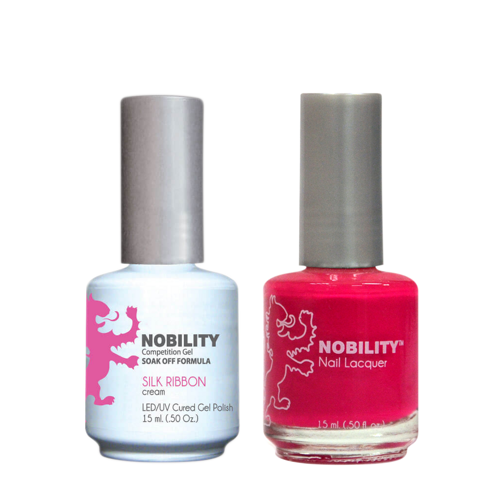 LeChat Nobility Gel & Polish Duo, NBCS061, Silk Ribbon, 0.5oz KK