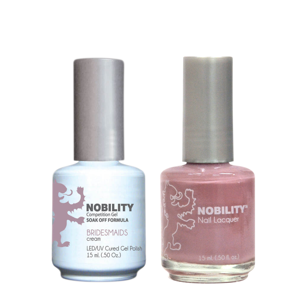 LeChat Nobility Gel & Polish Duo, NBCS064, Bridesmaids, 0.5oz KK