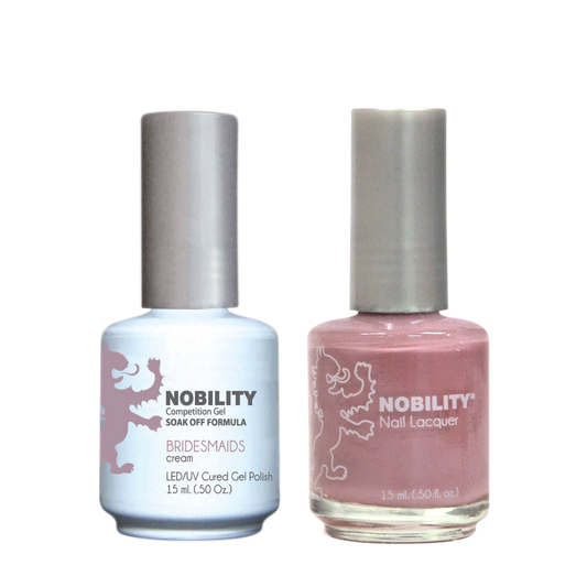 LeChat Nobility Gel & Polish Duo, NBCS064, Bridesmaids, 0.5oz KK