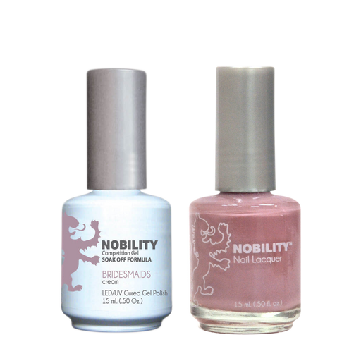 LeChat Nobility Gel & Polish Duo, NBCS064, Bridesmaids, 0.5oz KK