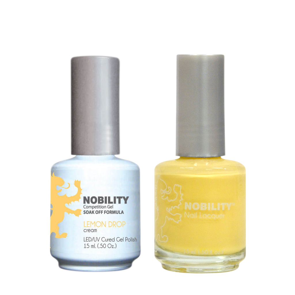 LeChat Nobility Gel & Polish Duo, NBCS076, Lemon Drop, 0.5oz KK0917