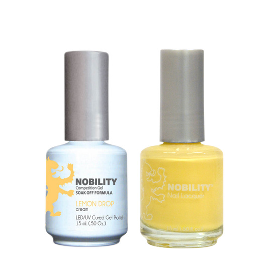 LeChat Nobility Gel & Polish Duo, NBCS076, Lemon Drop, 0.5oz KK0917