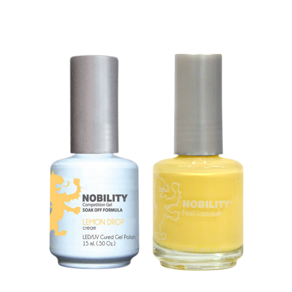 LeChat Nobility Gel & Polish Duo, NBCS076, Lemon Drop, 0.5oz KK0917