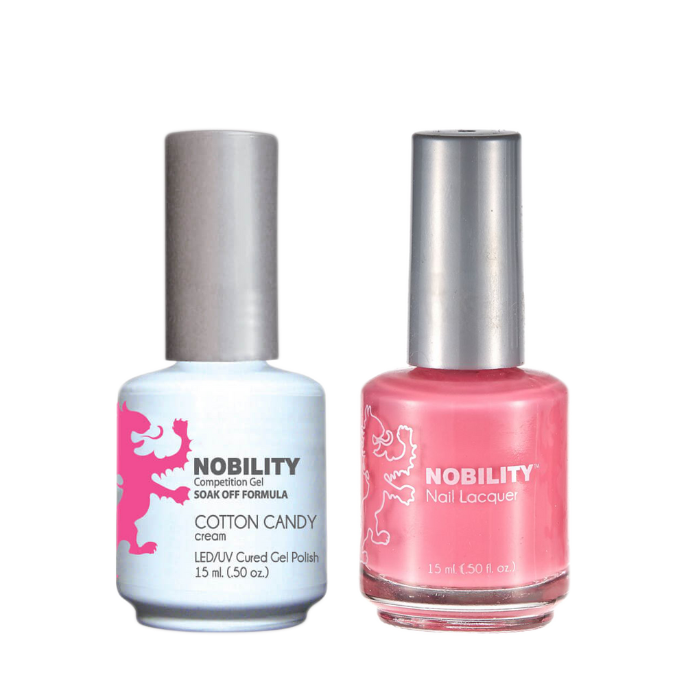 LeChat Nobility Gel & Polish Duo, NBCS080, Cotton Candy, 0.5oz KK