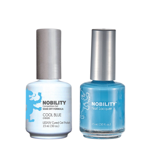 LeChat Nobility Gel & Polish Duo, NBCS081, Cool Blue, 0.5oz KK
