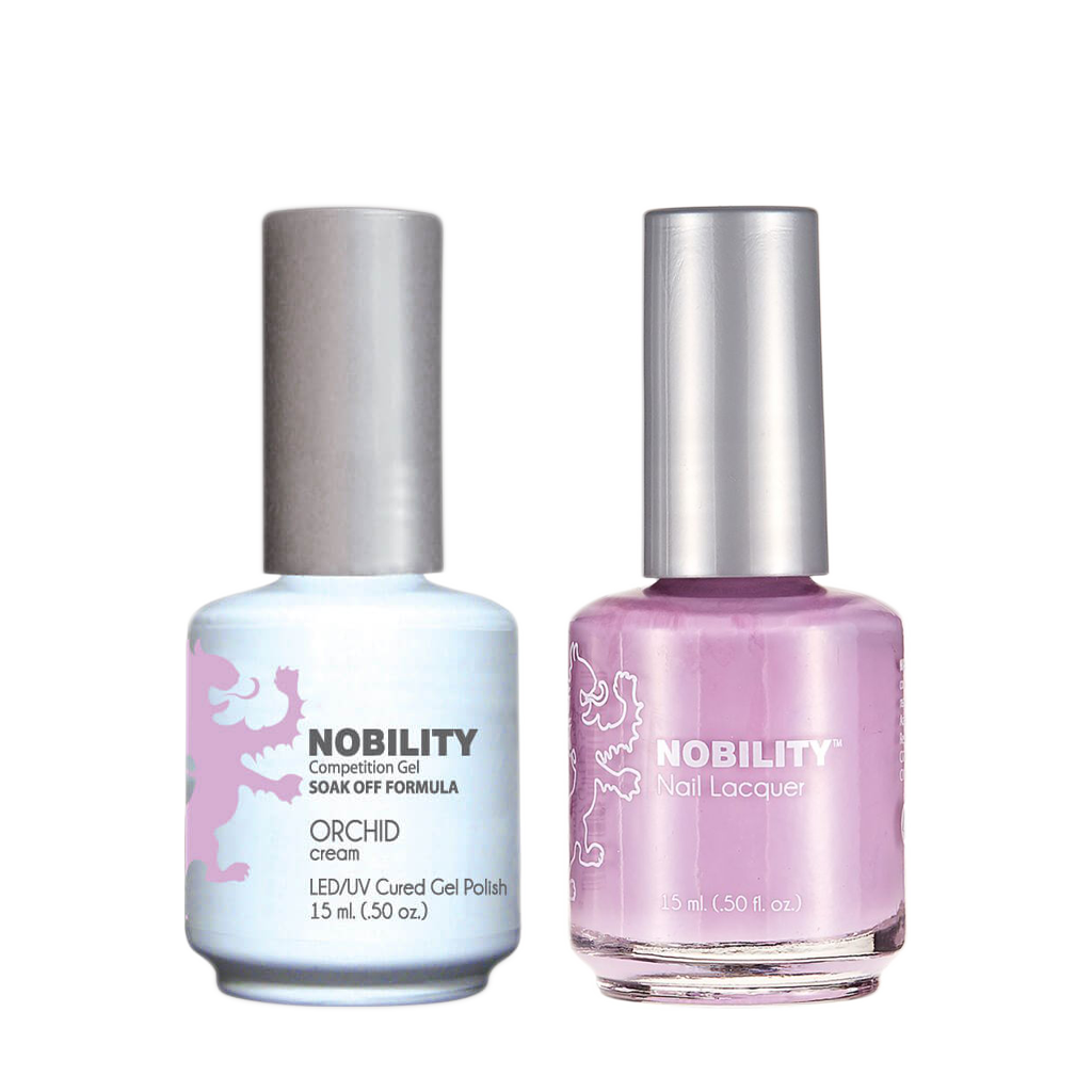 LeChat Nobility Gel & Polish Duo, NBCS082, Orchid, 0.5oz KK0917