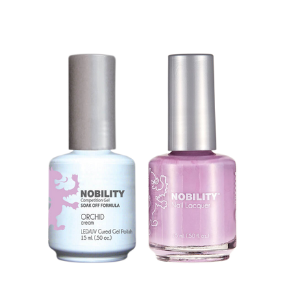 LeChat Nobility Gel & Polish Duo, NBCS082, Orchid, 0.5oz KK0917