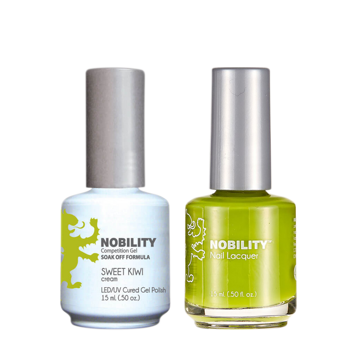 LeChat Nobility Gel & Polish Duo, NBCS083, Sweet Kiwi, 0.5oz KK0917