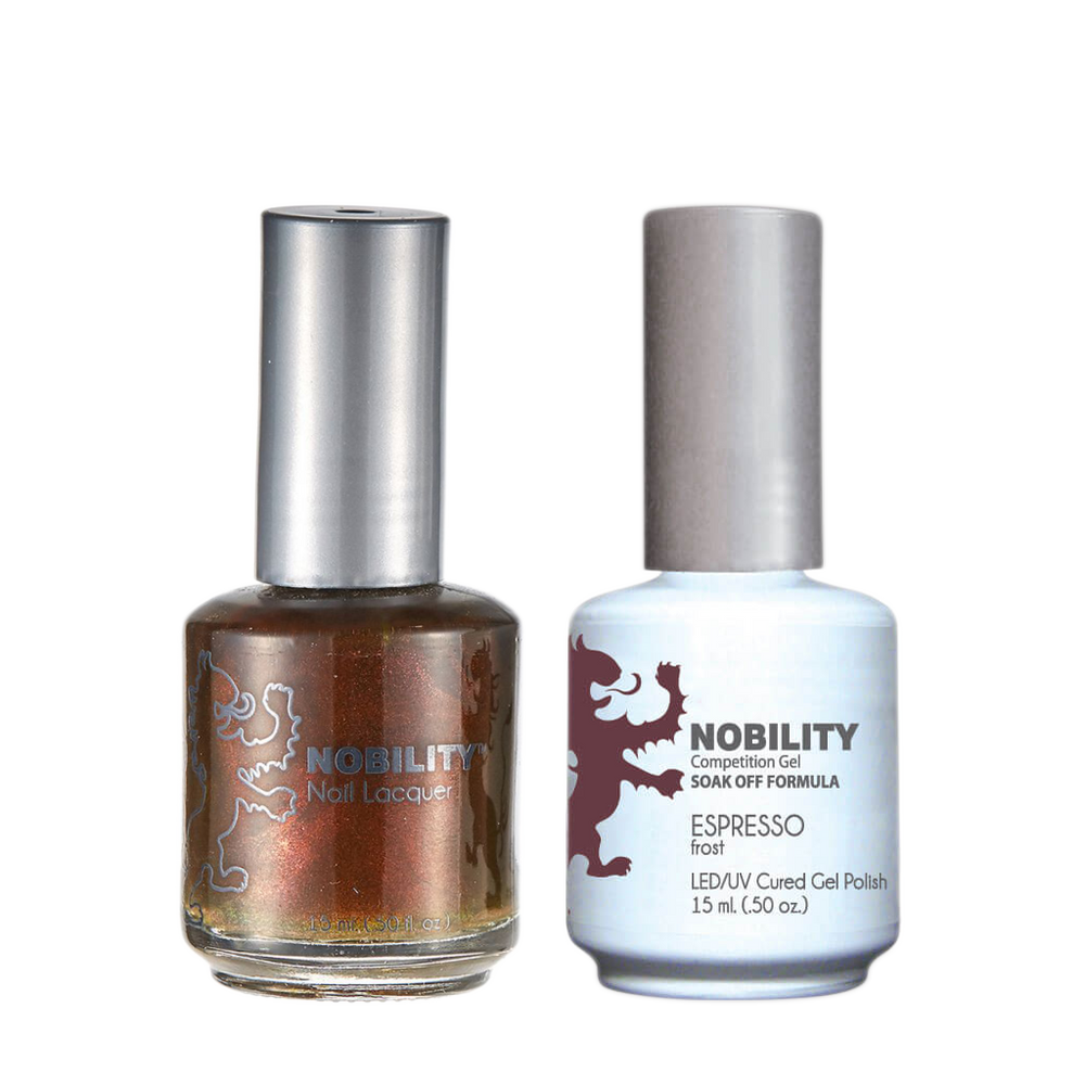 LeChat Nobility Gel & Polish Duo, NBCS084, Espresso, 0.5oz KK0917