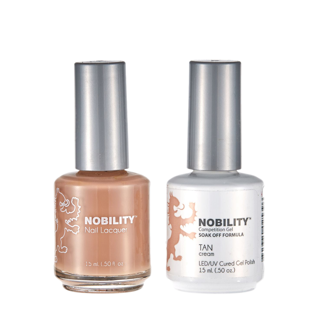 LeChat Nobility Gel & Polish Duo, NBCS089, Tan, 0.5oz KK