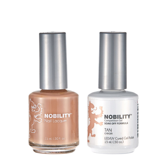 LeChat Nobility Gel & Polish Duo, NBCS089, Tan, 0.5oz KK