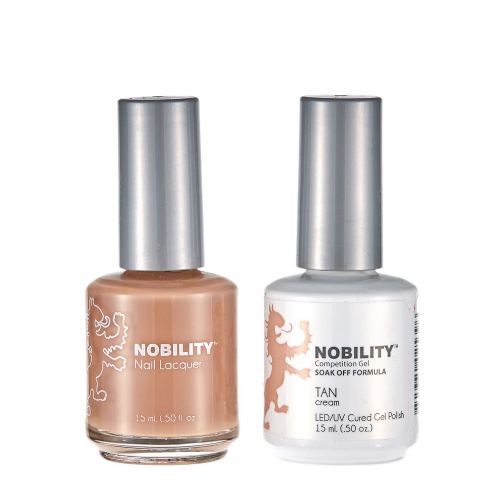 LeChat Nobility Gel & Polish Duo, NBCS089, Tan, 0.5oz KK