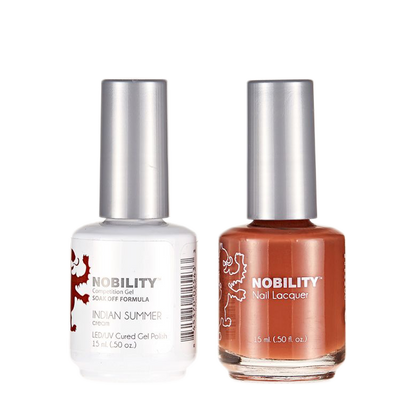 LeChat Nobility Gel & Polish Duo, NBCS093, Indian Summer, 0.5oz KK