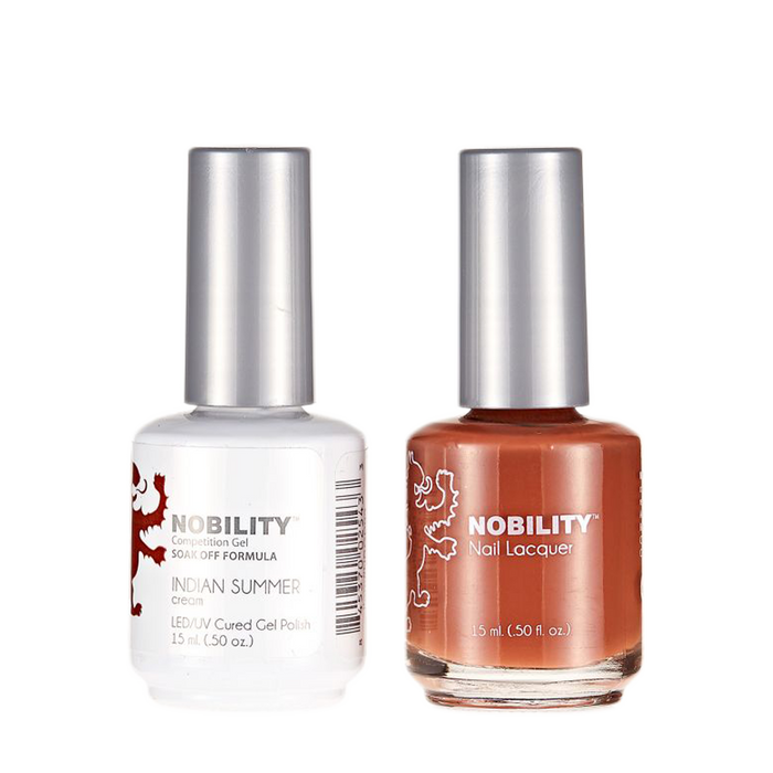 LeChat Nobility Gel & Polish Duo, NBCS093, Indian Summer, 0.5oz KK