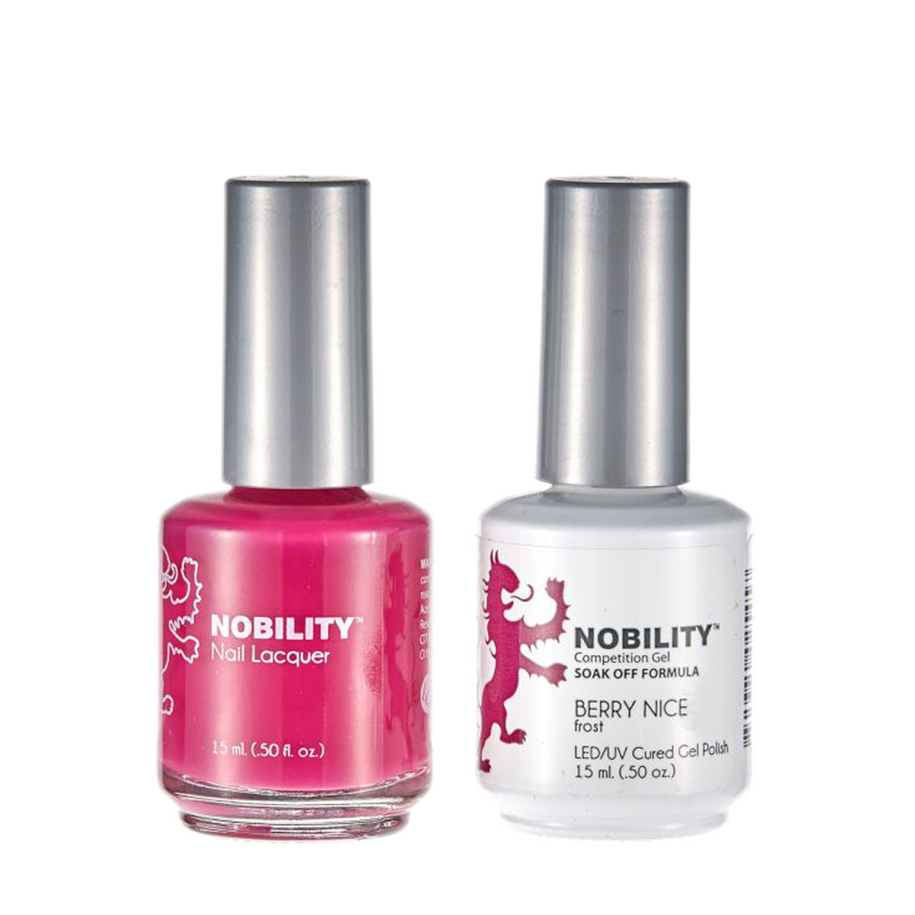 LeChat Nobility Gel & Polish Duo, NBCS095, Berry Nice, 0.5oz KK