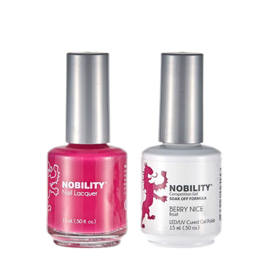 LeChat Nobility Gel & Polish Duo, NBCS095, Berry Nice, 0.5oz KK