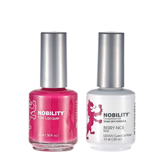 LeChat Nobility Gel & Polish Duo, NBCS095, Berry Nice, 0.5oz KK
