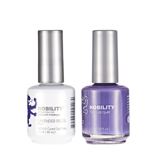 LeChat Nobility Gel & Polish Duo, NBCS096, Lavender Fields, 0.5oz KK