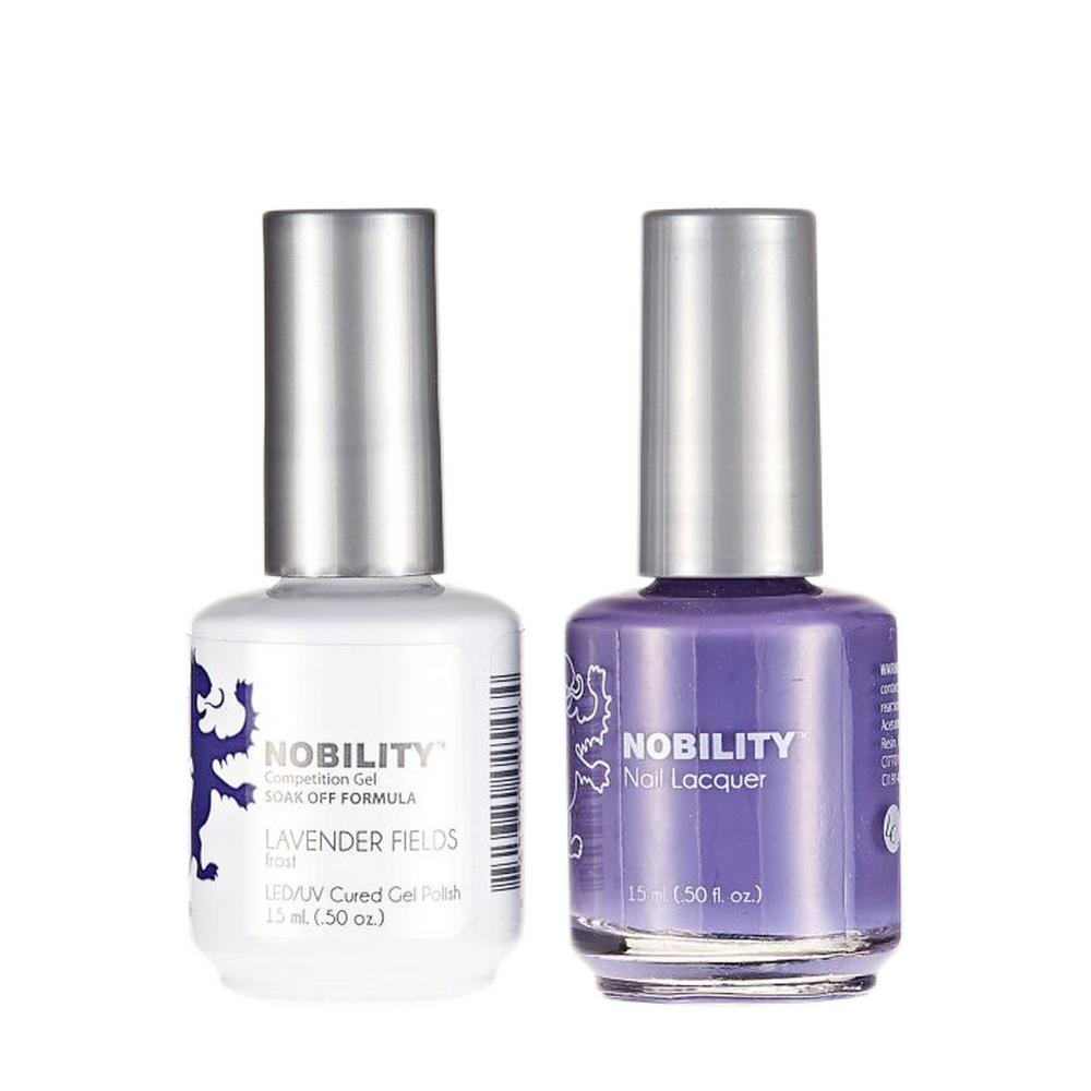LeChat Nobility Gel & Polish Duo, NBCS096, Lavender Fields, 0.5oz KK