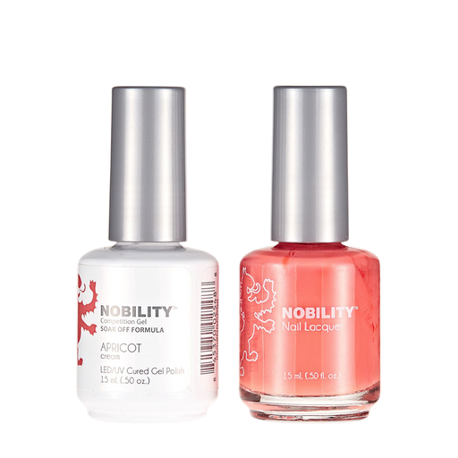 LeChat Nobility Gel & Polish Duo, NBCS098, Apricot, 0.5oz KK