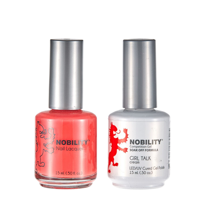LeChat Nobility Gel & Polish Duo, NBCS102, Girl Talk,  0.5oz KK