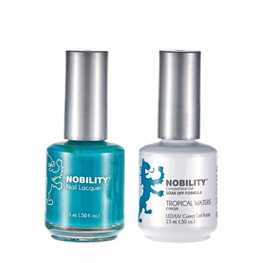 LeChat Nobility Gel & Polish Duo, NBCS103, Tropical Waters, 0.5oz KK