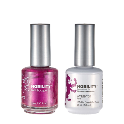 LeChat Nobility Gel & Polish Duo, NBCS106, Amethyst, 0.5oz KK0917