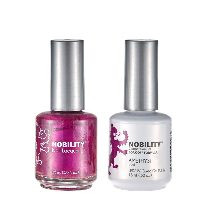 LeChat Nobility Gel & Polish Duo, NBCS106, Amethyst, 0.5oz KK0917